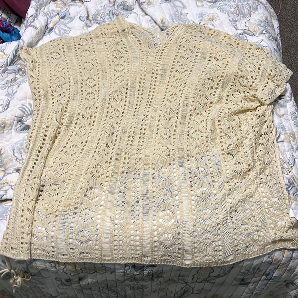 Boho beach cover up